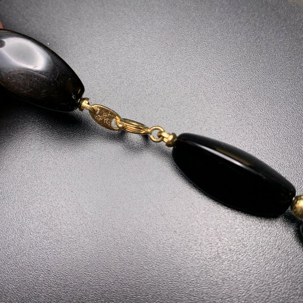 Vintage Trifari Beaded Necklace - Picture 6 of 6